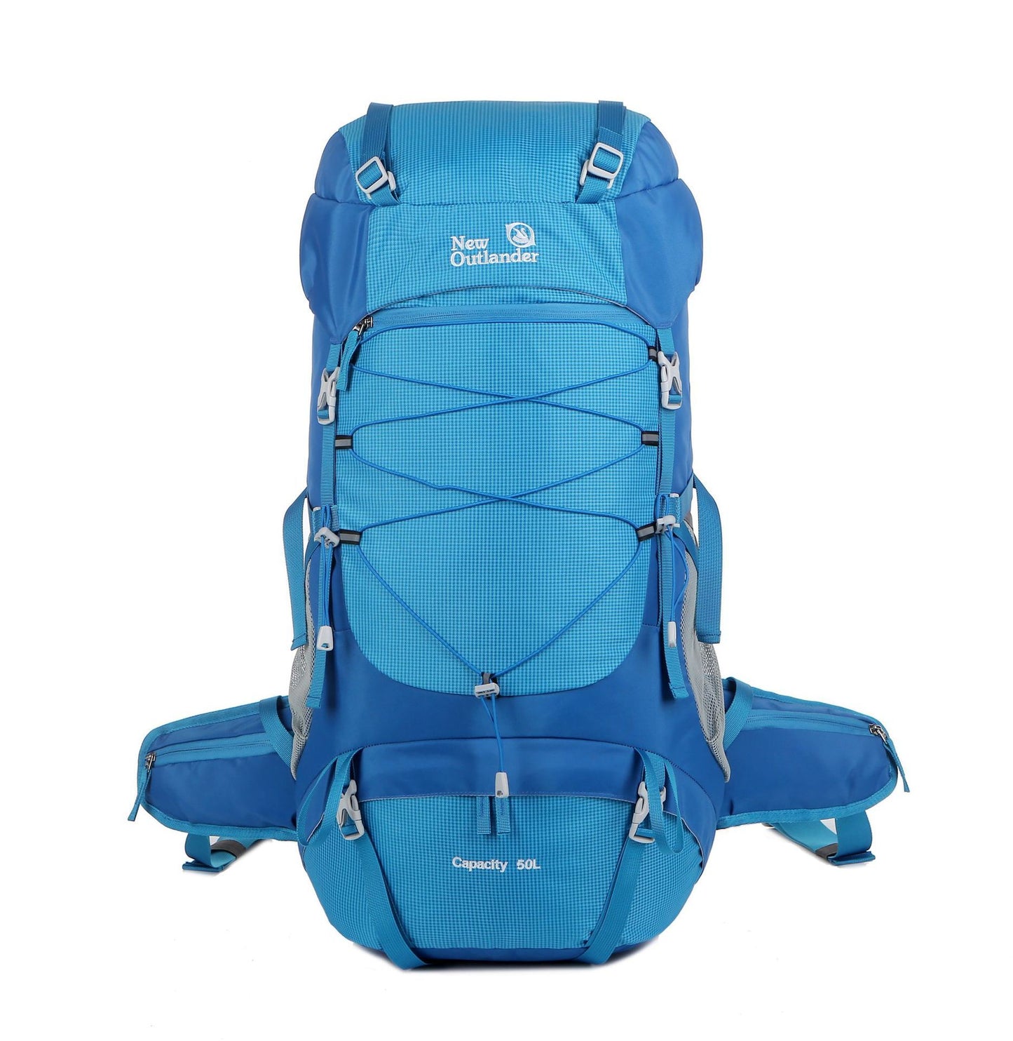 Large Capacity Nylon Backpack as a Hiking Backpack for Camping Trips