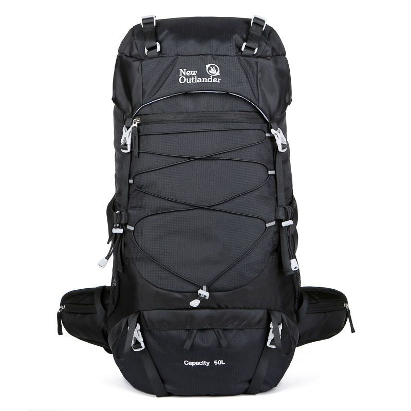 Large Capacity Nylon Backpack as a Hiking Backpack for Camping Trips